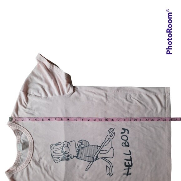 HELLBOY BART SIMPSON PINK TSHIRT - Picture 7 of 9